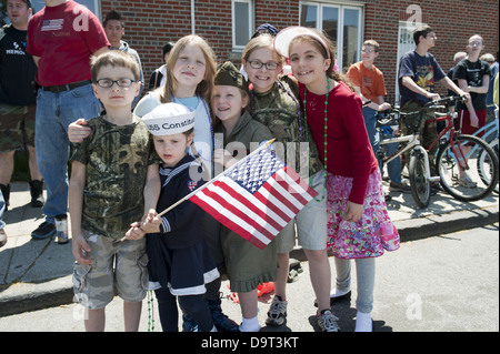 La Kings County Memorial Day Parade dans la Section de Bay Ridge, Brooklyn, NY, le 27 mai 2013. Banque D'Images