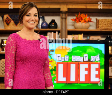 Toronto, Canada. Le 25 juin 2013. L'actrice canadienne Erica Durance apparitions sur les ondes de CTV le Marilyn Denis Show la promotion de la saison deux de sauver l'espoir, un drame médical surnaturelle qui a fait ses débuts sur le CTV (Canada) et NBC (US) réseaux. Credit : EXImages/Alamy Live News Banque D'Images