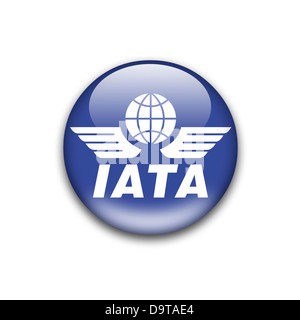 / Iata international air transport association icône symbole du drapeau logo