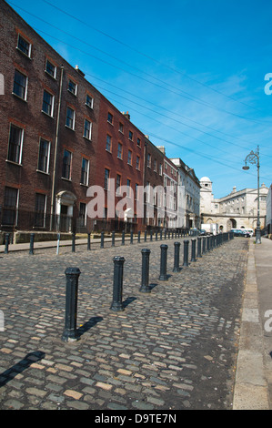 Henrietta Street la première rue résidentiel géorgienne existant à partir de 1730 le centre de Dublin Irlande Europe Banque D'Images