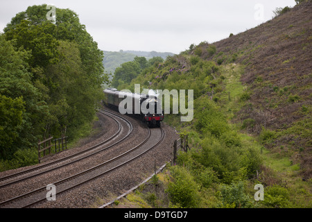 Le Royal Duchy Glyn Valley se déplaçant dans les Banque D'Images