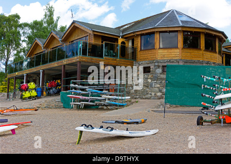 Loch Insh Watersports Centre, Loch Insh Kincraig, Banque D'Images