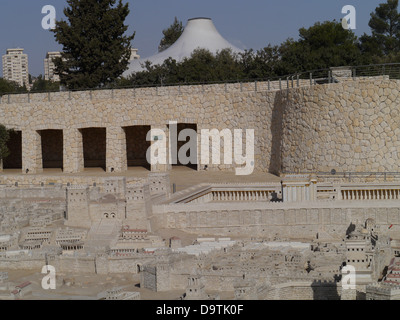 Musée d'Israël de l'ancienne Jérusalem, modèle Banque D'Images