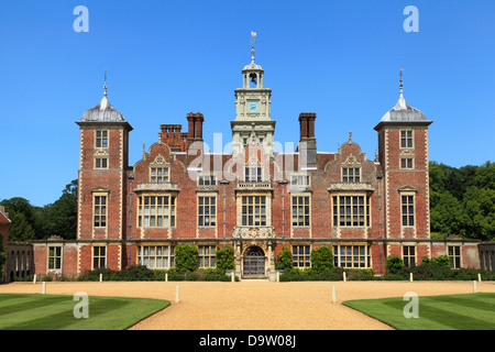 Blickling Hall, Norfolk, Angleterre, 17e siècle manoir jacobéen, anglais stately home homes Banque D'Images