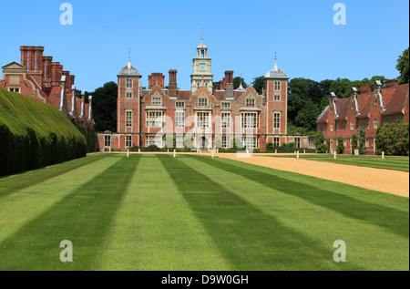 Blickling Hall, Norfolk, Angleterre, 17e siècle manoir jacobéen, anglais stately home homes Banque D'Images