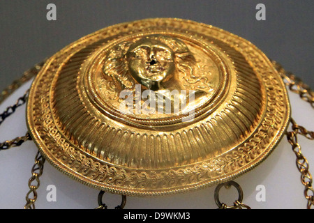 Objets exposés au Musée archéologique régional “Pietro Griffo” d’Agrigente est certainement l’un des musées archéologiques les plus importants et les plus visités de Sicile. Banque D'Images