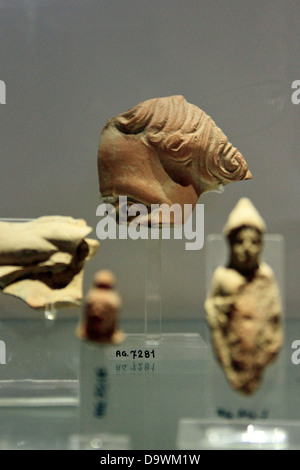 Objets exposés au Musée archéologique régional “Pietro Griffo” d’Agrigente est certainement l’un des musées archéologiques les plus importants et les plus visités de Sicile. Banque D'Images