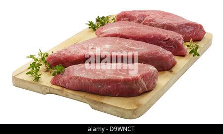 Steak de bœuf cru tritip Banque D'Images