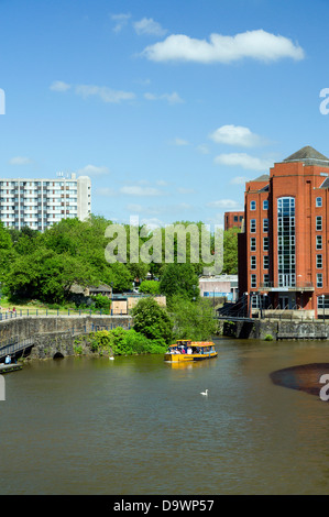 Taxi de l'eau, Temple Quay, Bristol, Angleterre. Banque D'Images