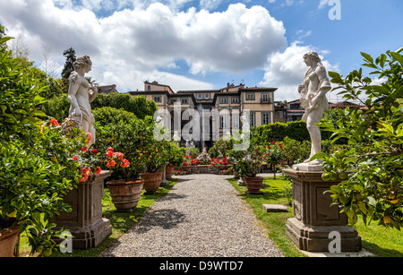 Palazzo Pfanner jardins en Lucca, Toscane Banque D'Images