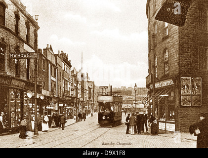 Barnsley Cheapside début des années 1900 Banque D'Images