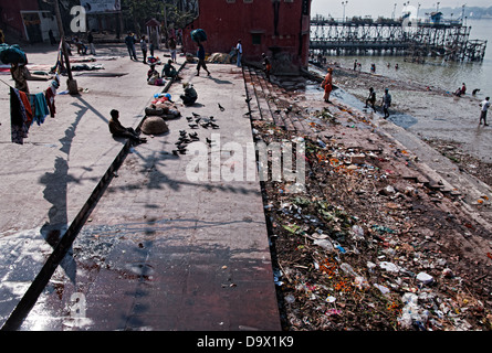 Mullik ghat. Calcutta, West Bengal, India Banque D'Images