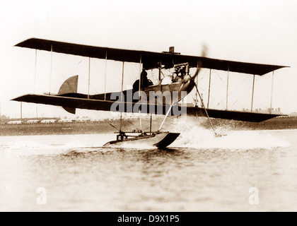 Prototype d'AVRO à Barrow in Furness début des années 1900 Banque D'Images