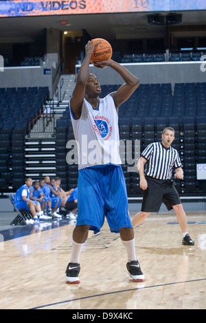 Martínez Walker (Montverde, FL / Montverde Academy). La National Basketball Players Association a organisé un camp pour les 100 perspectives de basket-ball de l'école secondaire à la John Paul Jones Arena à l'Université de Virginie à Charlottesville, VA du 20 juin 2007 au 23 juin 2007. Banque D'Images