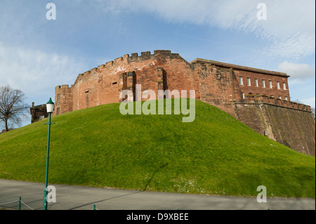 Chester château construit à partir de grès par Guillaume le Conquérant Banque D'Images