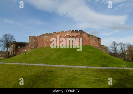 Chester château construit à partir de grès par Guillaume le Conquérant Banque D'Images