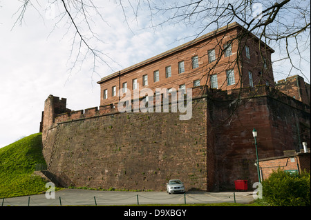 Chester château construit à partir de grès par Guillaume le Conquérant Banque D'Images