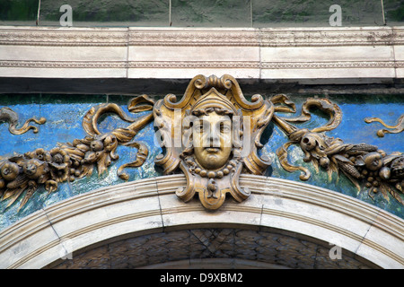 La maison Mai Manó Nagymező utca 20 Photographie de Budapest, Hongrie Banque D'Images