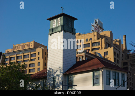 Fulton Ferry Landing shop Banque D'Images