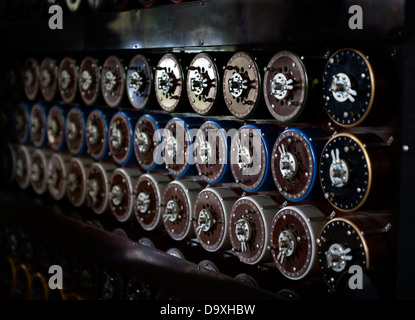 Bletchley Park, Milton Keynes, Buckinghamshire, Angleterre, accueil d'énigmes et le Code Breakers dans WW2. Mai 2013 Banque D'Images