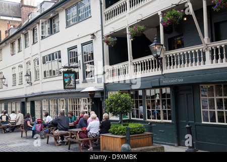 George Inn Pub à Southwark - Londres UK Banque D'Images