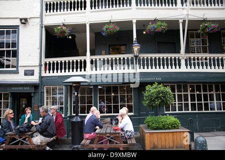 George Inn Pub à Southwark - Londres UK Banque D'Images