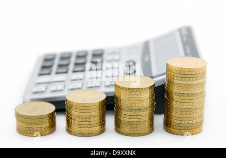 Calcul du budget Banque D'Images