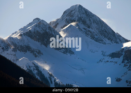 Paysage de montagne au-dessus de la tête de lézard dans les montagnes de San Juan près de Telluride, Colorado. Banque D'Images