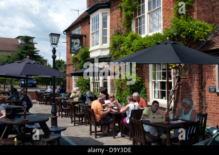 La Plume et Parchemin pub, Stratford-upon-Avon, Royaume-Uni Banque D'Images