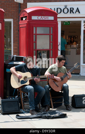 Les amuseurs publics à Stratford-upon-Avon, Royaume-Uni Banque D'Images