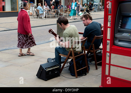 Les amuseurs publics à Stratford-upon-Avon, Royaume-Uni Banque D'Images