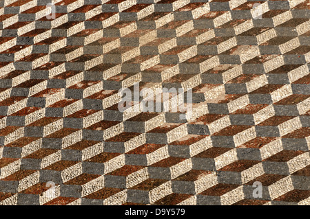 Sol carrelé RÉSUMÉ Contexte Banque D'Images