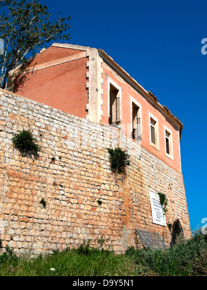 Des toits de la ville d'ibiza vu des murs de la vieille ville d'Eivissa - Ibiza, Iles Baléares, Espagne,murs Renaissance Dalt Vila Banque D'Images