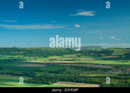 Le Lomond Hills de Moredun Hill Fort, Moncrieffe Hill, Perth, Perthshire Banque D'Images