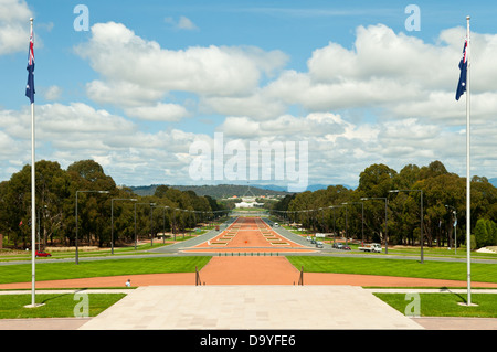 Anzac Parade, War Memorial, Canberra, ACT, Australie Banque D'Images