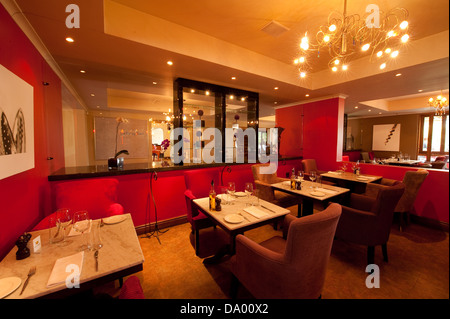 Restaurant iCi, Le Quartier Francais, Franschhoek, Afrique du Sud Banque D'Images