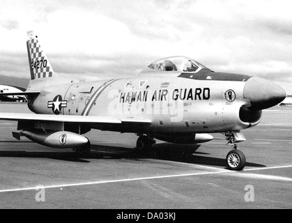 199e Escadron Fighter-Interceptor - North American F-86L-50-NA 52-4270 Sabre Banque D'Images