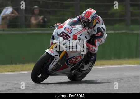 Imola, Italie. 29 juin 2013. Jonathan Rea lors du Championnat Superbike d'Imola. Credit : Gaetano Piazzolla/Alamy Live News Banque D'Images