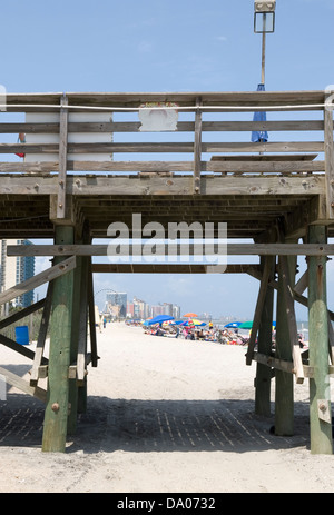 2ème Avenue Pier Myrtle Beach en Caroline du Sud USA Banque D'Images