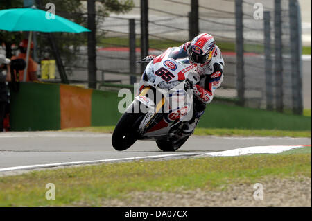 Imola, Italie. 29 juin 2013. Jonathan Rea lors du Championnat Superbike d'Imola. Banque D'Images