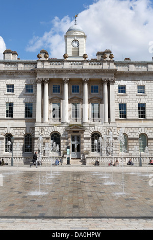 Cour intérieure à la Somerset House à Londres Banque D'Images