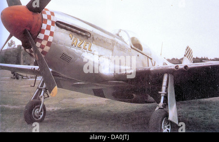 162d de l'escadron de reconnaissance tactique North American P-51C Mustang 42-103213-1-NT. -2 Banque D'Images