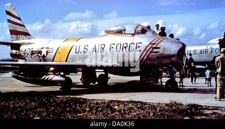 36FB North American F-86F-30 Sabre 52-4408-NA Banque D'Images