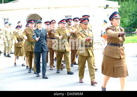 Londres, Royaume-Uni. 30 Juin, 2013. Journée des Forces armées, événement qui a eu lieu à l'Imperial War Museum dans le London Borough of Southwark l'événement a eu lieu le dimanche en raison de fierté événement tenu le samedi. Megawhat Crédit : Rachel/Alamy Live News Banque D'Images