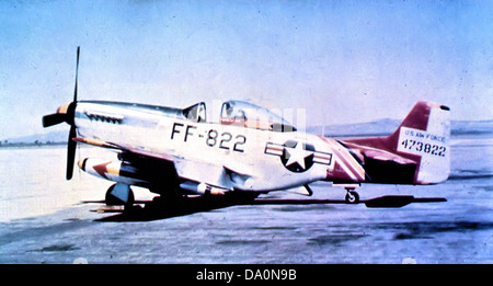 192d Fighter-Bomber Squadron North American F-51D-25-NA Mustang 44-73822 Banque D'Images