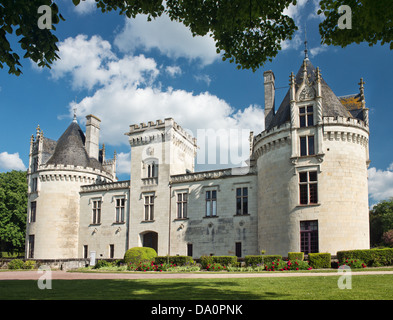 Château de Brézé, dans la vallée de la Loire, France Banque D'Images