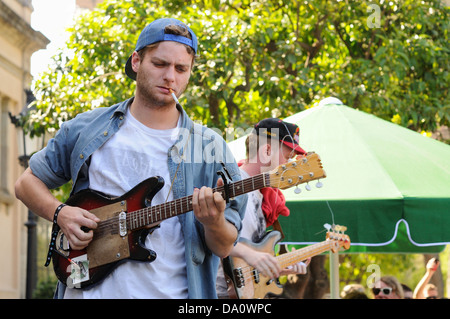 Barcelone - Mai 26 : Mac DeMarco, multi-instrumentiste et artiste multimédia, de Duncan, Canada. Banque D'Images