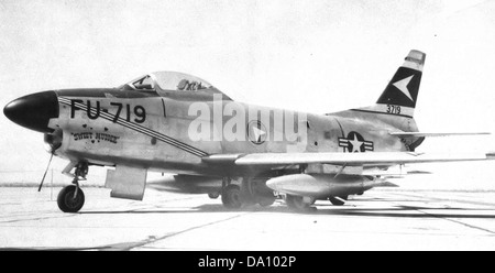 329e Escadron Fighter-Interceptor North American F-86D-40-NA Sabre 52-3719 1956 Banque D'Images