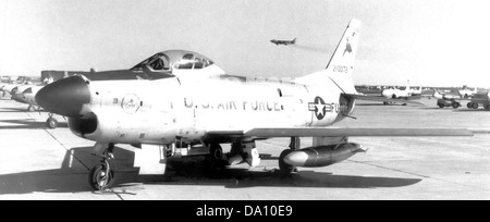 42d Fighter-Interceptor Squadron North American F-86L-50-NA Sabre 52-10073 Banque D'Images