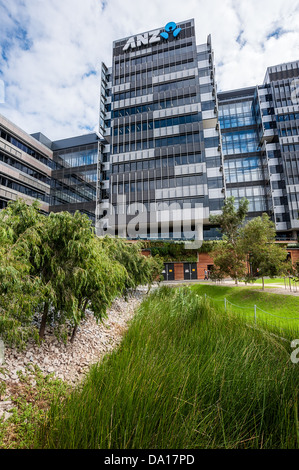 Le quartier des docks, en marge du centre-ville de Melbourne en Australie. Banque D'Images